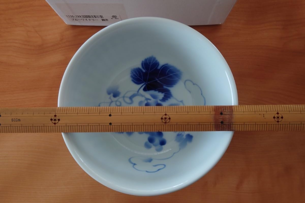 Amazon.co.jp: 深川製磁 ブルーワイナリー 麺丼 箱付き : ホーム